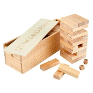 Creative Brands Wood Tumbling Tower Game