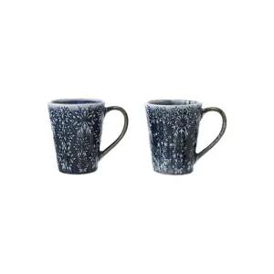 Creative Co-Op Assorted Snowflake Mug