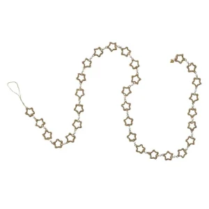 Creative Co-Op Beaded Star Garland