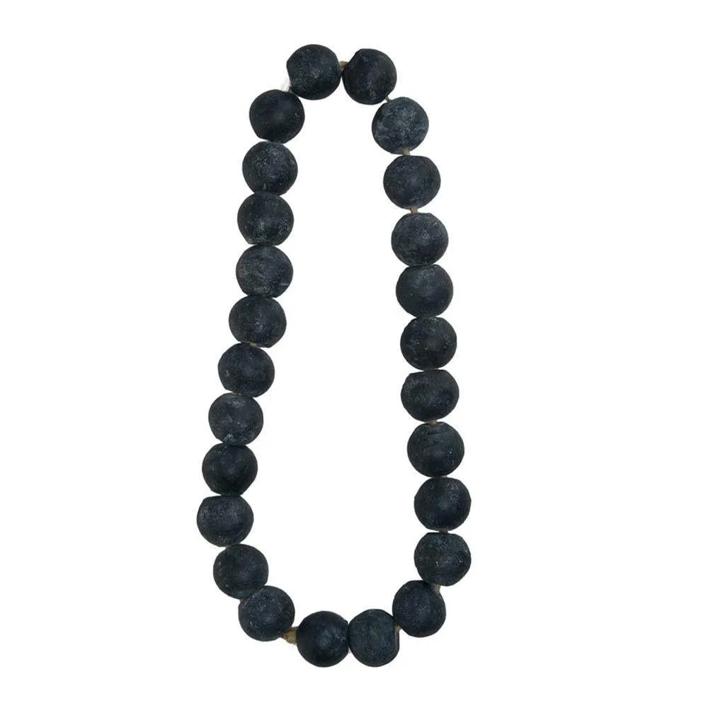 Creative Co-Op Black Cement Beads