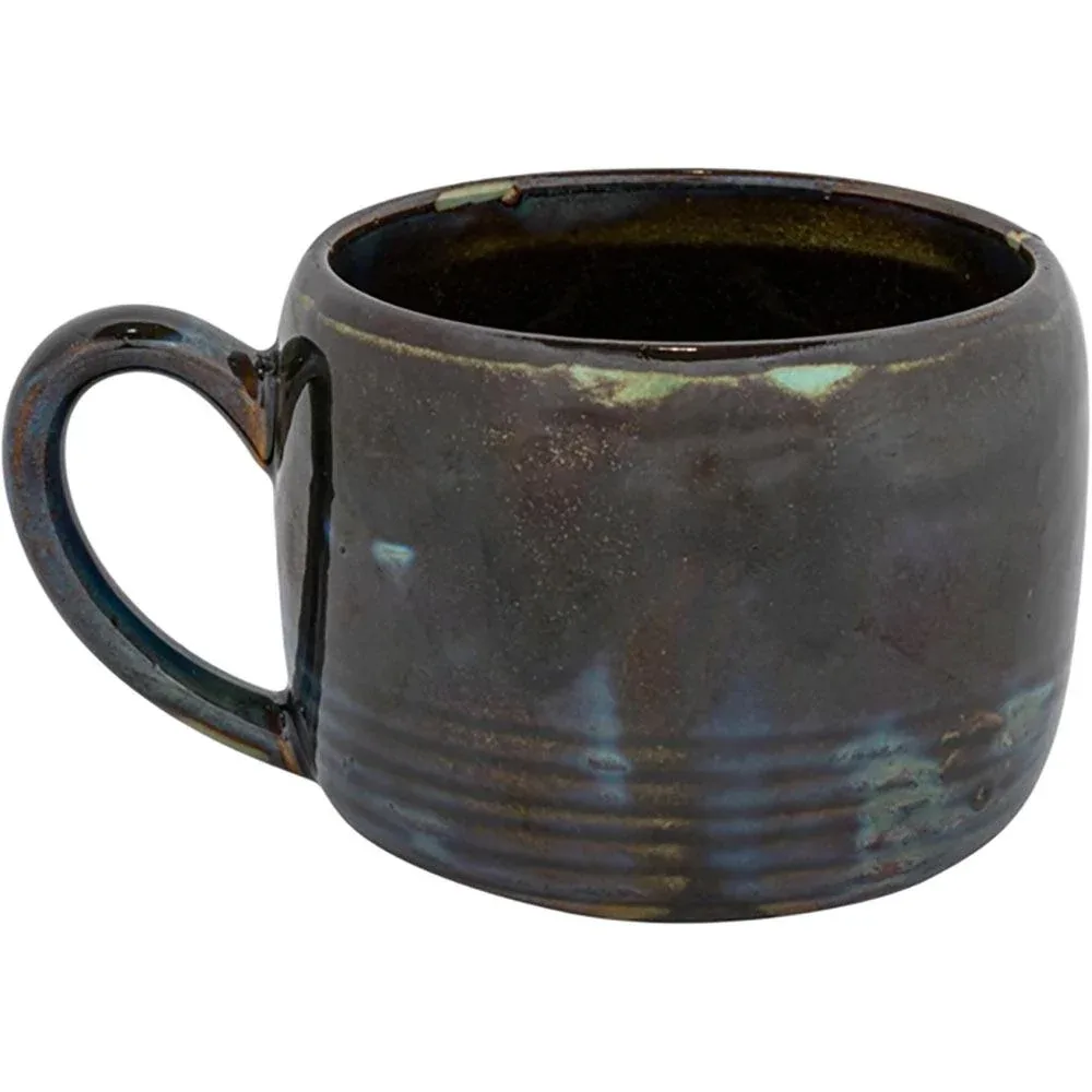 Creative Co-Op Blue 14oz Stoneware Mug