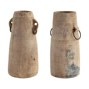 Creative Co-Op Co-Cop Wooden Milk Jug