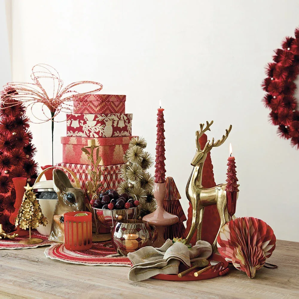 Creative Co-Op Gold Finish Deer - Image 2