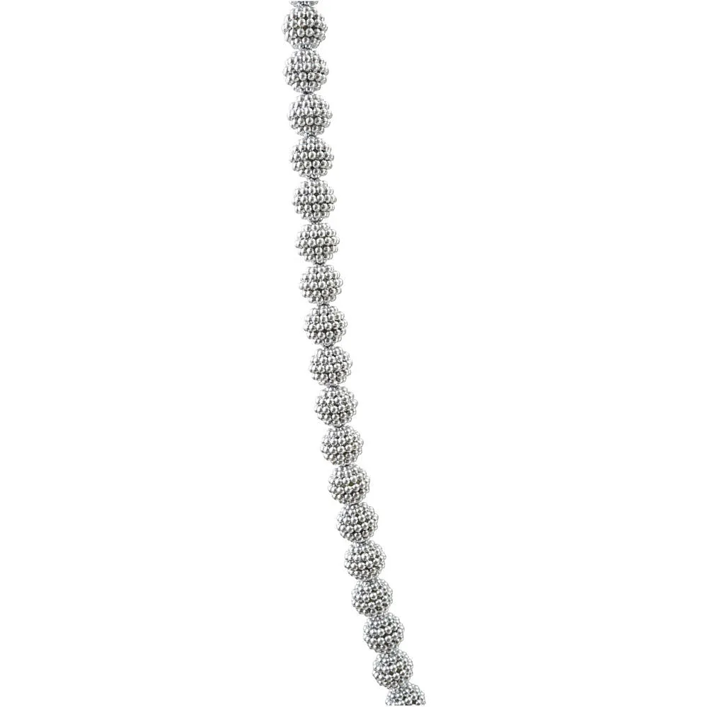 Creative Co-Op Gold Plastic Beaded Ball Garland - Image 2