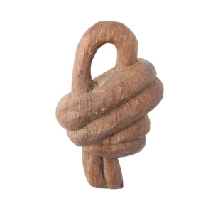 Creative Co-Op Hand-Carved Reclaimed Wood Knot Decor