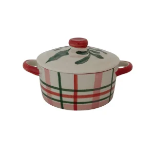 Creative Co-Op Holiday Stoneware Baker
