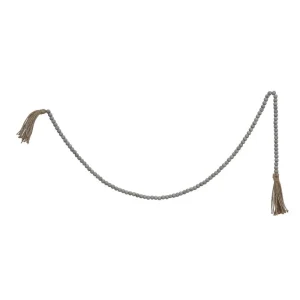 Creative Co-Op Jute and Wood Bead Garland