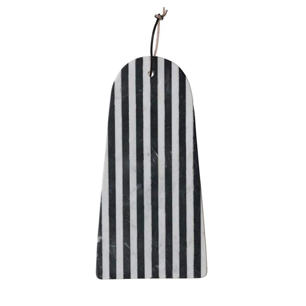 Creative Co-Op Marble Stripe Cutting Cheese Board