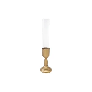Creative Co-Op Metal and Glass Hurricane