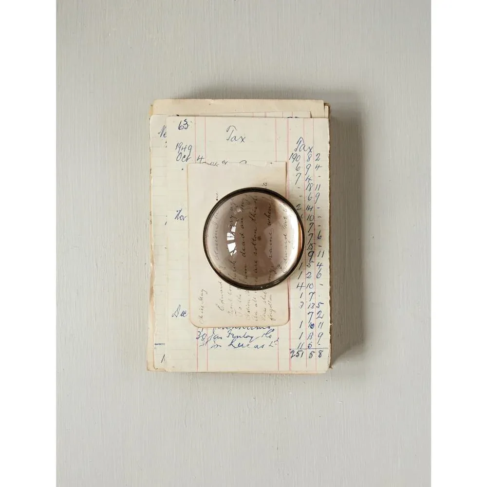 Creative Co-Op Paperweight Magnifying Glass