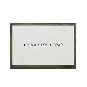 Creative Co-Op Shine Like A Star Decor