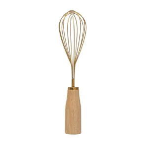 Creative Co-Op Stainless Steel Whisk with Rubber Handle