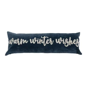 Creative Co-Op Warm Winter Wishes Lumbar Pillow