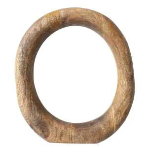 Creative Co-Op Wood Standing Circle Decor