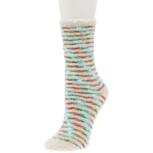 Crescent Sock Comapny Holiday Stripe Winter Crew Socks