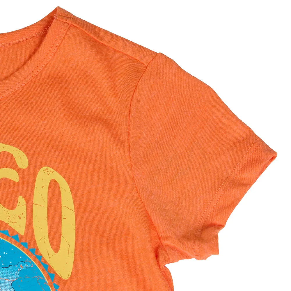 Cruel Denim Girl's Orange Rodeo Cactus Graphic Tee Shirt - Image 2