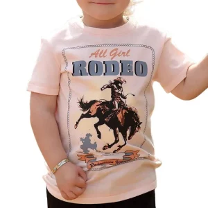 Cruel Denim Girl's Pink All Girl Rodeo Tee Shirt