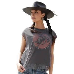 Cruel Denim Women's Bucking Bronc Mesh Top