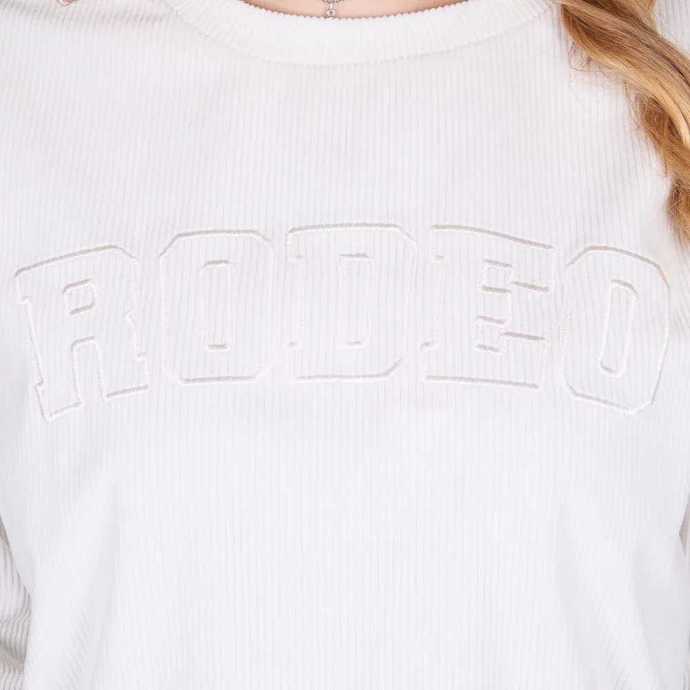 Cruel Denim Women's Cream Rodeo Sweatshirt - Image 2