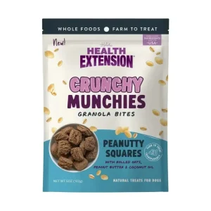 Crunchy Peanut Butter Granola Dog Treats – Natural Ingredients, 8 oz