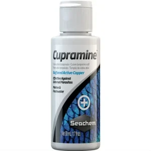 Cupramine Copper Treatment (50 ml) Removes Copper - Seachem