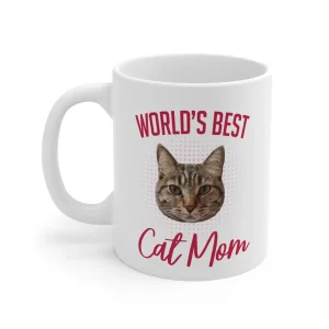 Customizable World's Best Cat Mom Cat Mug