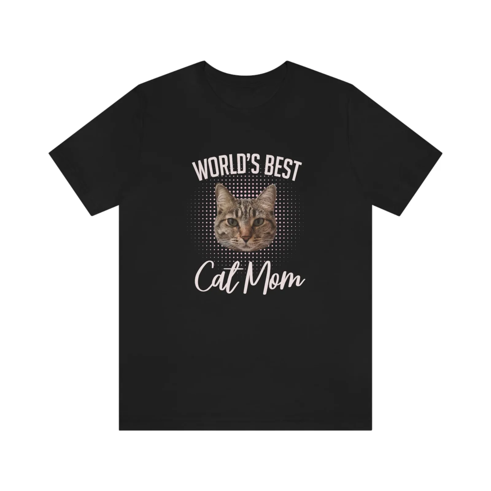 Customizable World's Best Cat Mom T-Shirt - Image 2