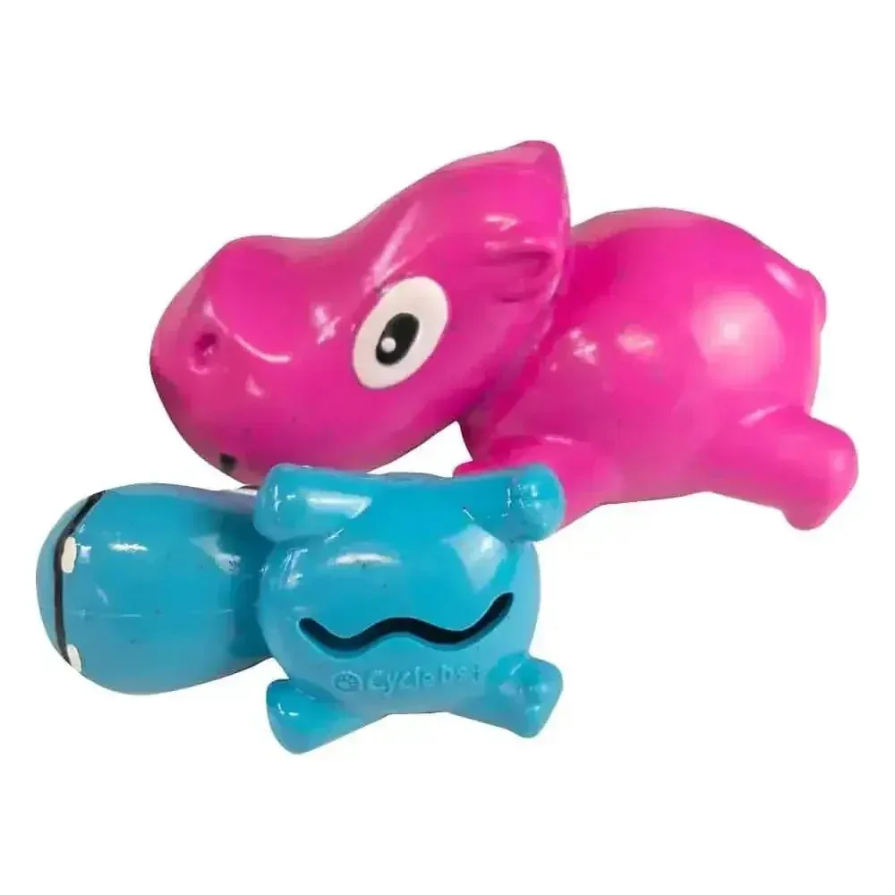 Cycle Dog 3-Play Hippo Dog Toy