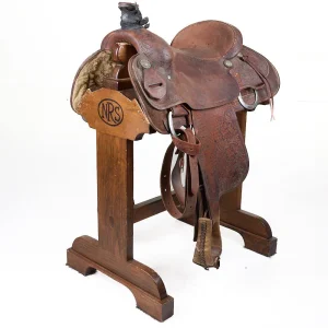 Dale Martin Used 15in 1/2 Breed Spider and Floral Combo Tooled Team Roper