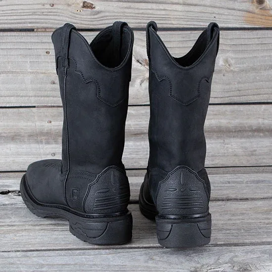 Dan Post Black Blayde Work Boots - Image 2