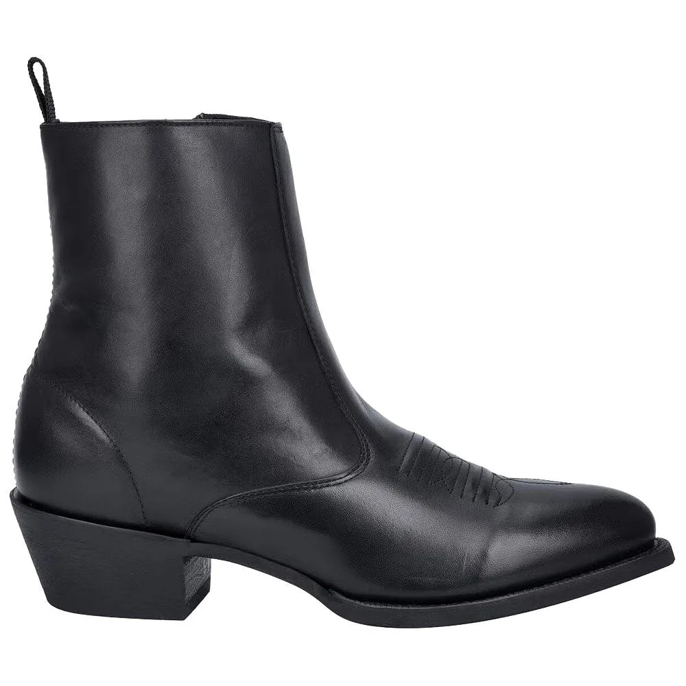 Dan Post Men's Fletcher Black Ankle Boots - Image 2