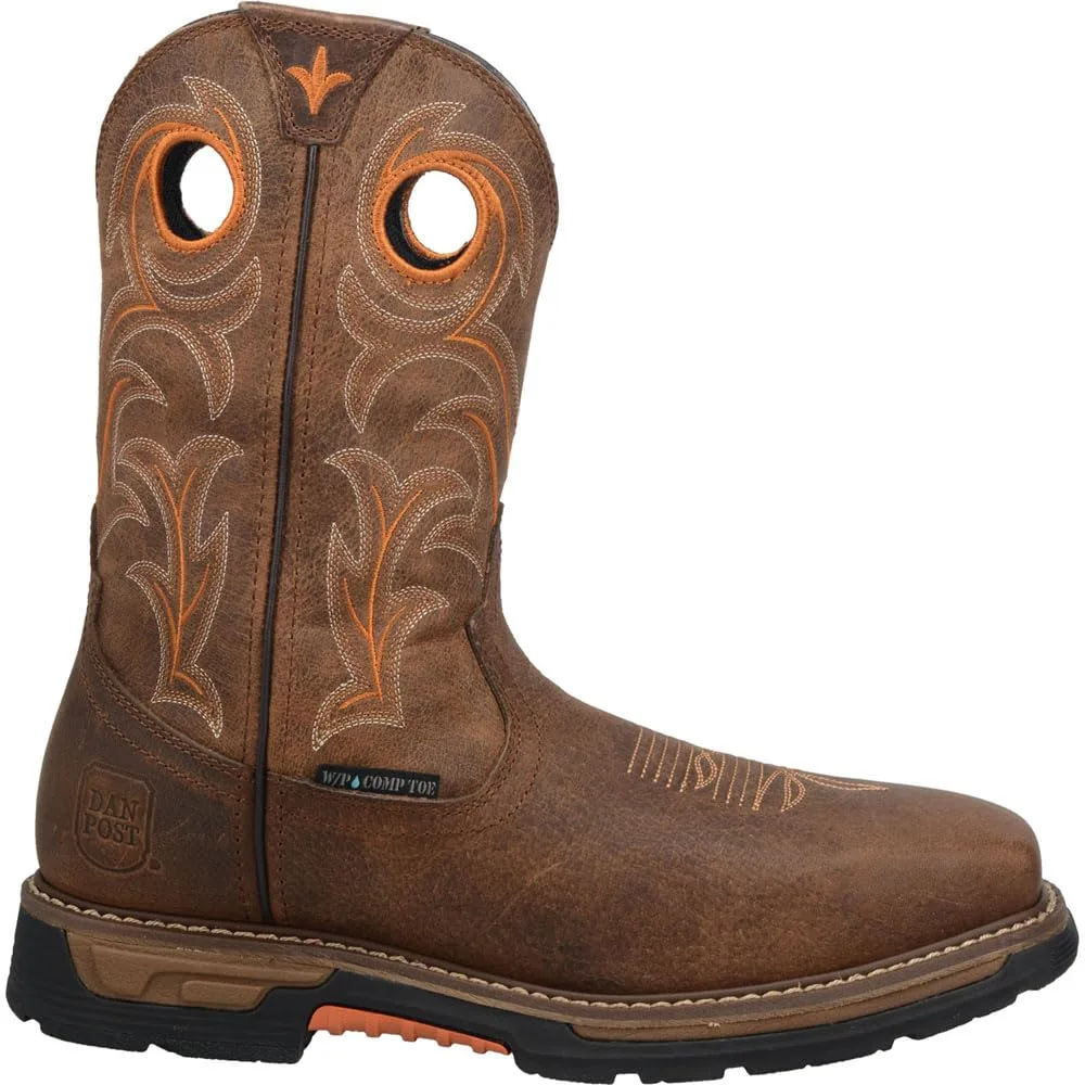 Dan Post Mens Storms Eye Waterproof Soft Toe Work Safety Boots