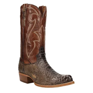 Dan Post Men's Stryke Bay Apache Snake Skin 13in Brown Top Boots