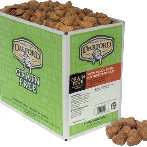 Darford Grain Free Baked Salmon w/Mixed Vegetables Bulk Dog Biscuits - 15 lb Bag