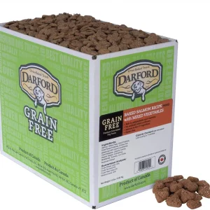 Darford Grain Free Baked Salmon w/Mixed Vegetables Mini's Bulk Dog Biscuits - 15 lb Bag