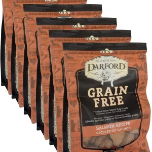 Darford Grain Free Salmon Recipe Dog Biscuit Treats - 12 oz - Case of 6