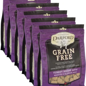 Darford Grain Free Turkey Recipe Mini's Dog Biscuit Treats - 12 oz - Case of 6