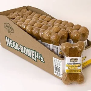 Darford Junior Mega P'Nut Bones Display Box Dog Biscuits - 12 Count