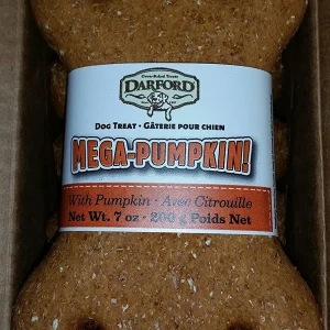 Darford Mega Pumpkin Bones Display Box Dog Biscuits - 10 Count