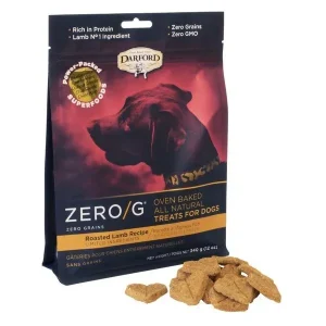 Darford Zero/G Roasted Lamb Dog Bisuits - 12 oz - Case of 6