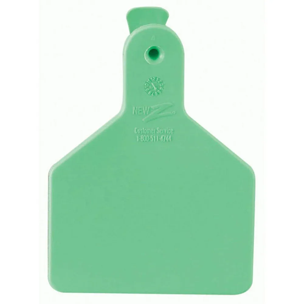 Datamars Z Tags 1-piece Green Blank Calf Tag 100pk