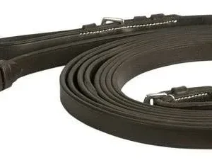 DaVinci Leather Draw Reins 5/8in x 108in Dk Brown
