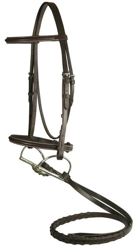DaVinci Raised Bridle/Laced Reins