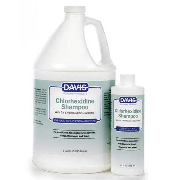 Davis 2% Chlorhexidine Dog Grooming Shampoo