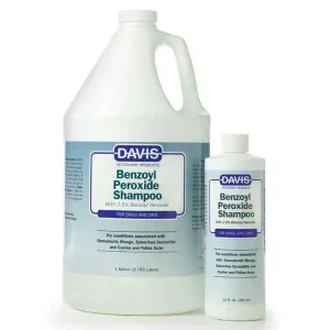 Davis Benzoyl Peroxide Dog Grooming Shamp 2.5% 12oz