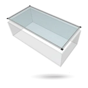 DD Jumpguard PRO DIY Net Screen Aquarium Cover (71" x 35.5") TC18090PRO - D-D Aquatics