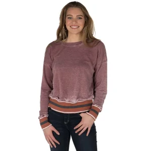 Dear John Denim Inc Casey Burnout Crewneck Pullover