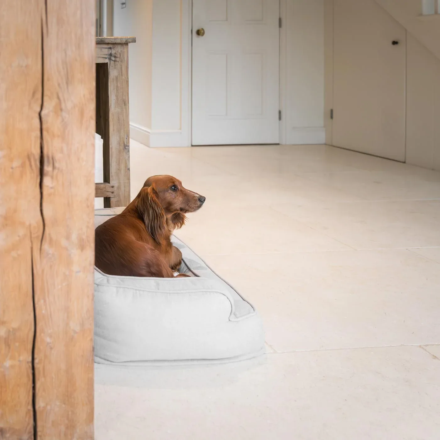 Deep Sleep Dog Bed in Alabaster by Lords & Labradors - Image 2