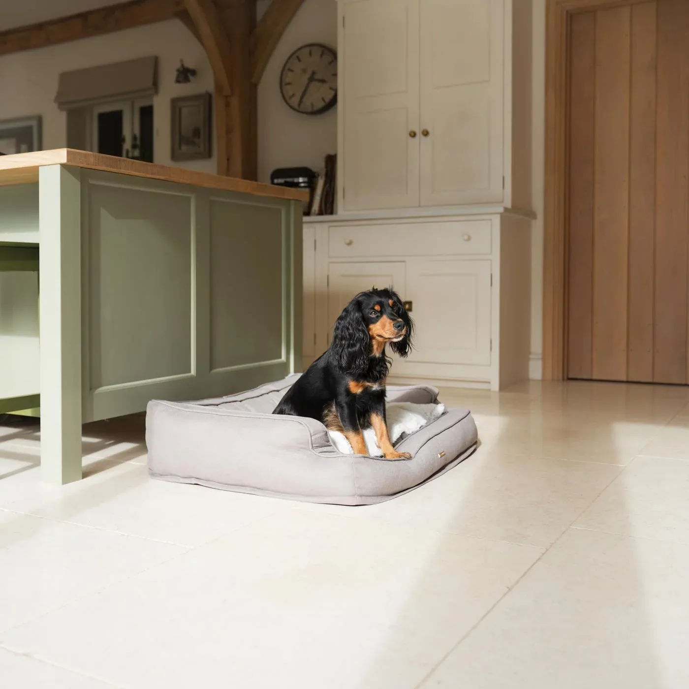Deep Sleep Dog Bed in Putty by Lords & Labradors - Image 2