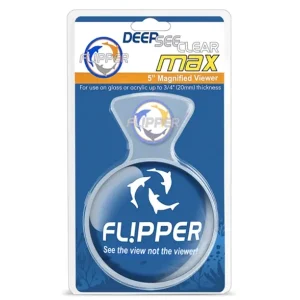 DeepSee Clear Magnified Magnetic Aquarium Viewer Max 5" - Flipper